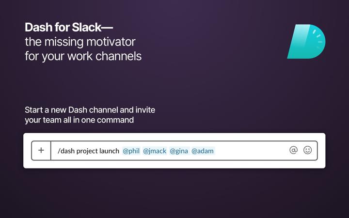 Dash for Slack (remote teams)