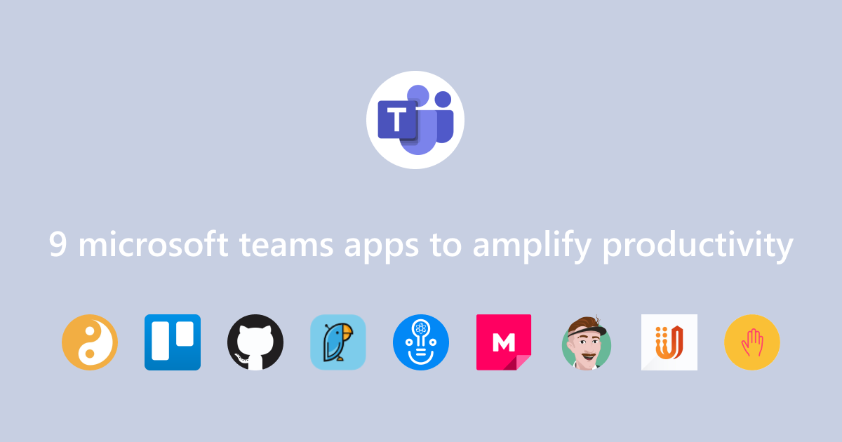 microsoft teams apps