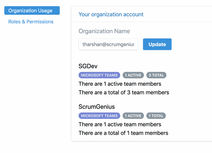 We’ve added a new page for account admins to help them better manage their ScrumGenius accounts. 