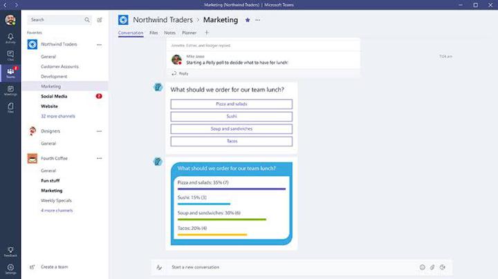 Microsoft Teams Apps List for HR Team Productivity - Polly