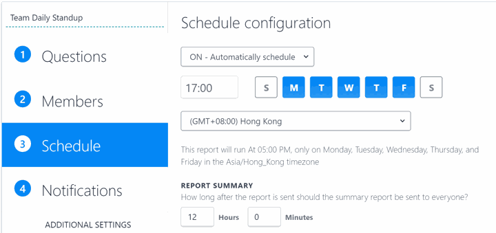 How to Configure ScrumGenius for Multiple Timezones -- scrumgenius scenario 2 setup