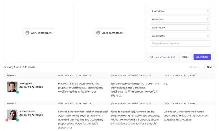 ScrumGenius May Product Updates - Search Insights