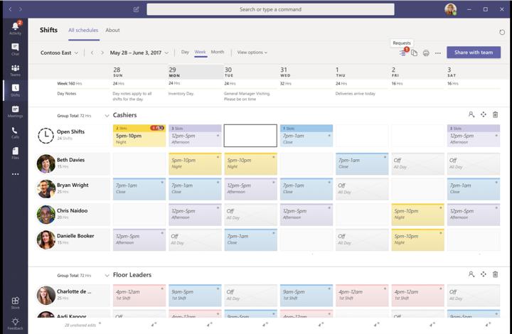 Microsoft Teams Tips and Tricks - Shift Scheduling