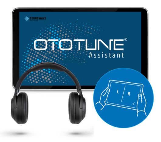otoTune app with results on the screen