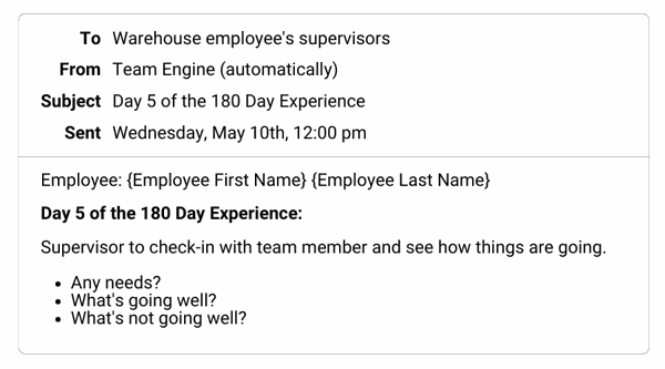 Employee One on One Reminder to Supervisor
