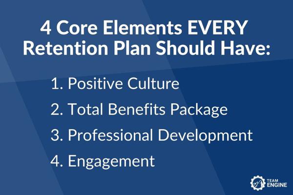 4 Core Elements EVERY  Retention Plan Should Have