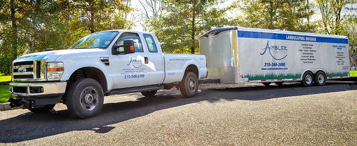 Ambler Industries Landscaping Truck and Trailer