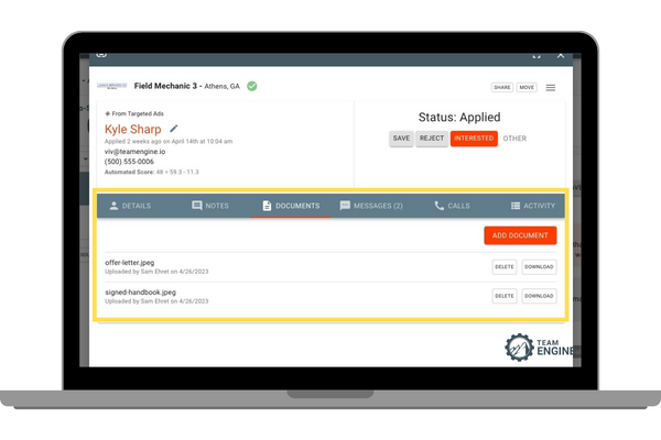 New Feature: Attach Documents to Employee & Applicant