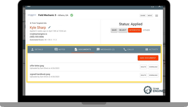 New Feature: Attach Documents to Employee & Applicant