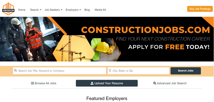 14 Construction Job Boards for Finding Top Talent | Team Engine