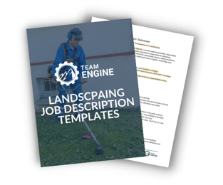 landscaping job description templates