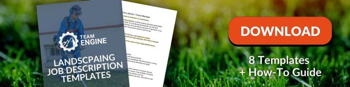 landscaping job description templates free download