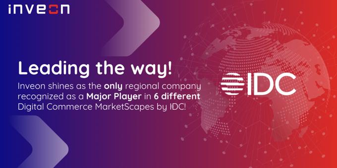 Inveon Recognized as a Major Player in IDC Digital Commerce MarketScapes