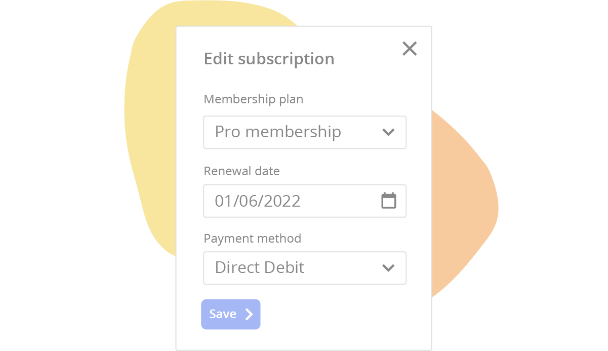 Edit subscription