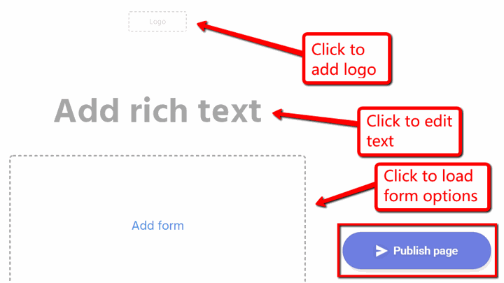 unstack building a landing page