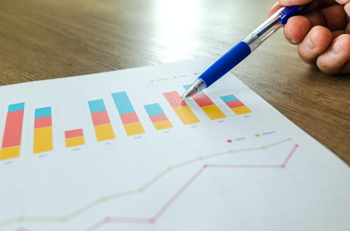 analytics example photo of graphs