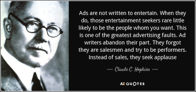 best books for starting a business quote from claude hopkins