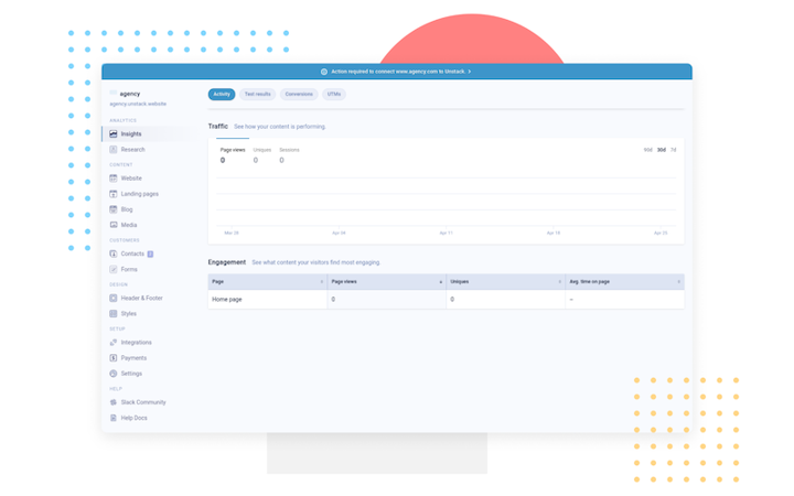 Unstack CMS view