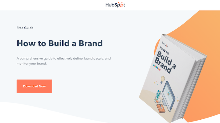 ebook marketing landing page for HubSpot