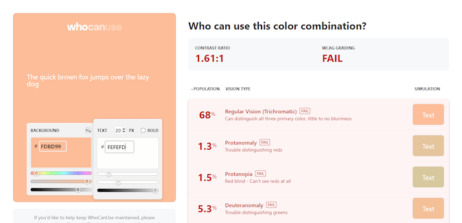 landing page color test results