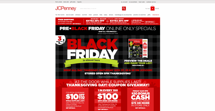 JCPenny Landing Page