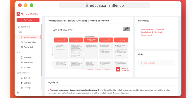 Case Study: The Antler Launch Academy