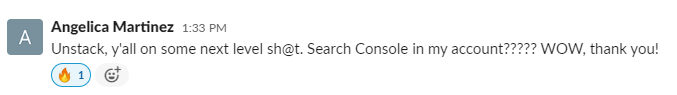 Unstack, y'all are on some next level shit. Search console in my account!