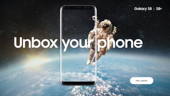offline branding campaign on Samsung website