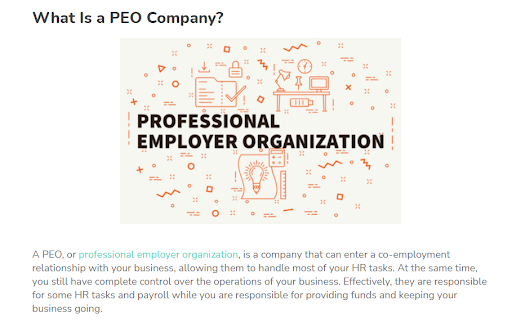 What is a PEO Company?