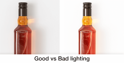 Good lighting vs. bad lighting