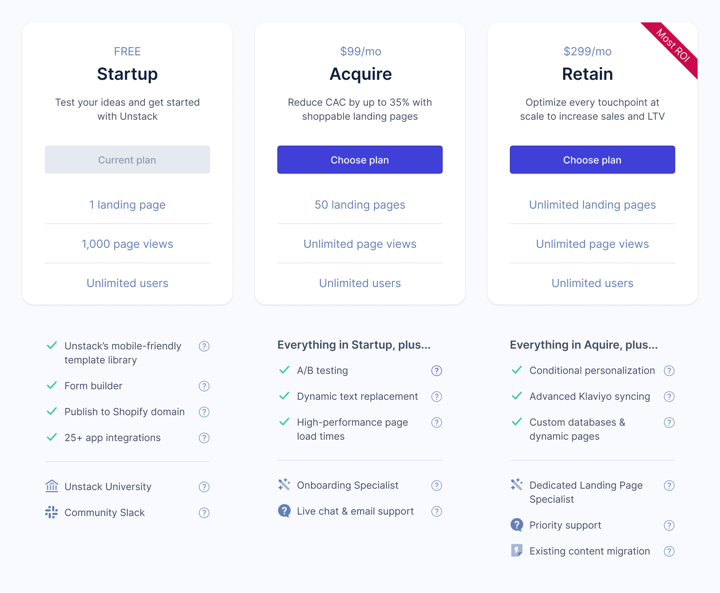 Shopify pricing plans