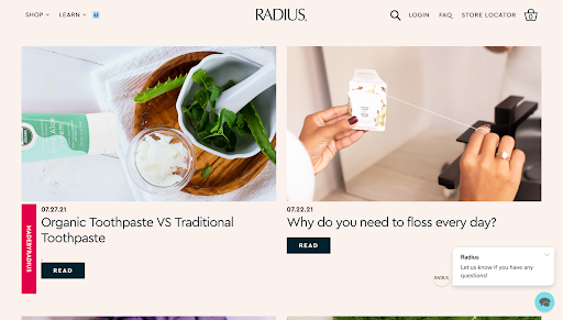 Radius blogs