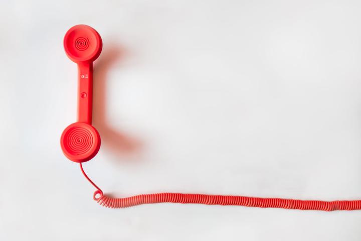 red phone stock photo mistake