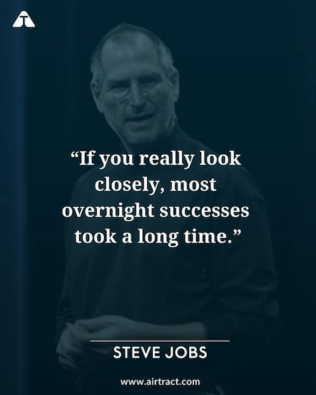 Steve Jobs startup quote