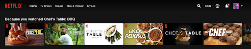 Netflix personalized recommendations