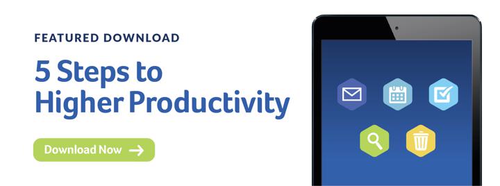 5 Steps to Higher Productivity