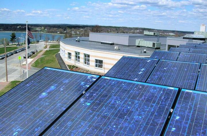School solar panels